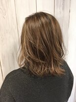 サンク ドリームプラザ店(CINQ)&nbsp;【CINQ】大柳　シースルーな束感ロブ