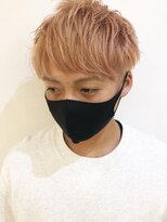 モリオ フロム ロンドン 成増店&nbsp;【morio成増/玉井】メンズ　韓国風　ハイトーンピンク