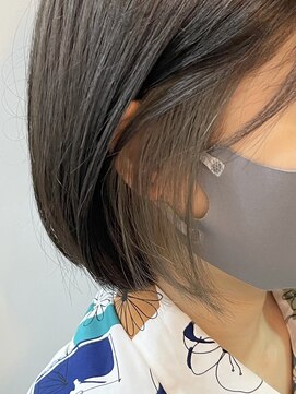 キューズ クラブ(cuz KLUB) 【cuzKLUB】イヤリングカラー×シアーグレージュ【池袋】