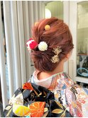 成人式当日料金【ヘアメイク着付け】44000円