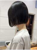 美髪にオトナかわいいホワイトグレージュネビージュショートボブ
