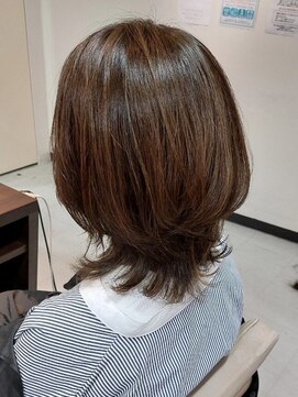 アンド 岡山倉敷店(And) 大人可愛いウルフレイヤーショート レッドブラウン