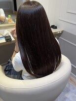 アンド ラ ブランシュ(&.La Blanche) 前髪カタログ/ピンクベージュ/チョコレートブラウン