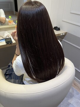 アンド ラ ブランシュ(&.La Blanche) 前髪カタログ/ピンクベージュ/チョコレートブラウン