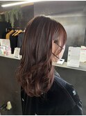 【札幌円山】ミディアムヘアー/ピンクカラー/イルミナカラー