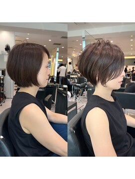 アンド ストーリーズ(&STORIES) 前下がりショート/前髪/絶壁解消/小顔効果/30代/40代【橋本】