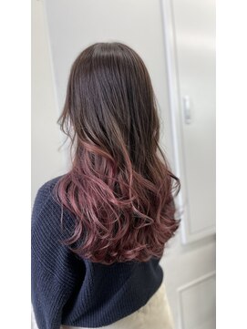 アライブ ハラジュク(ALIVE harajuku) 【ALIVE 夕貴】ピンクグラデーションカラー♪