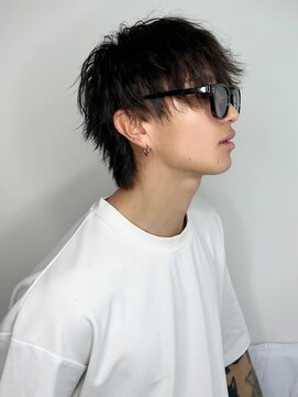 エニー 栄(Any) men's hair☆波巻きパーマ風マッシュスタイル
