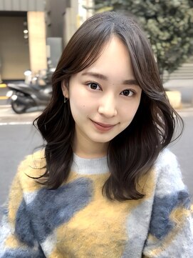 エトワ 新宿(ETOWA) くびれミディアム　　 小顔 ワンカール 髪質改善 韓国 新宿