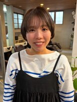 ヘアーミュゼ 井田店(Hair Musee)&nbsp;マッシュショート　× ヘーゼルブラウン