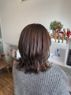ビフィーノ イーリス 川西店(bifino iris) レイヤーで叶うくびれボブ♪
