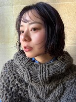 ★パーマ ボブ ニュアンスパーマ ボブパーマ 簡単スタイリング