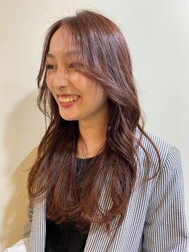 ガレージ バイ グリーン 原宿 表参道(Garage by green) 【RIHO】ツヤ感ワインレッドカラー