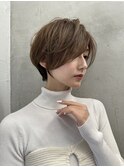 イメチェン外ハネボブ美髪ワイドバングレイヤーショート/大宮