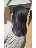 インナーカラー×ブルー
