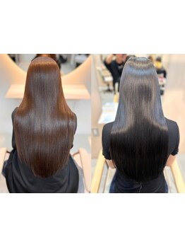 【河原町/三条】適度なボリュームを残し、滑らかな艶髪に☆髪に優しく自然な仕上がりの縮毛矯正がお勧め♪