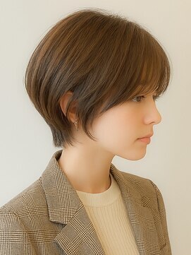 ビューティースペースラルジュヘアー(Beauty Space Large hair) イメチェン小顔似合わせカットクールショートスーツカッコいい