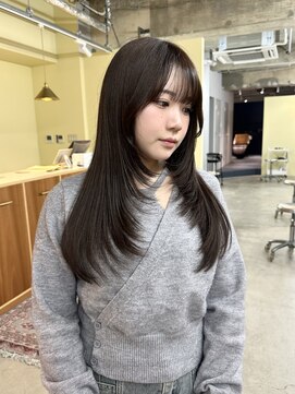 ロジェ(loje) 【loje】レイヤーカット/韓国/丸顔カバー