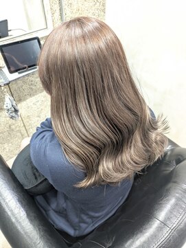 エント(ent) 極細ハイライト*ミルクティーベージュ