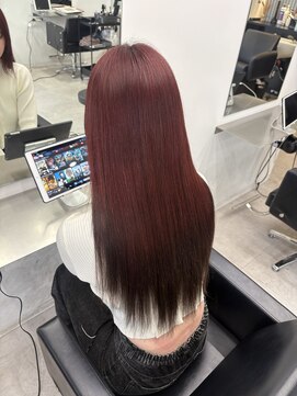 クロ(Kro) シールエクステ×ルーツカラー風