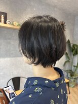 エレノア 越谷(Eleanor)&nbsp;手で乾かすだけのレイヤーショートボブ【RIE】