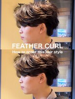 ディータ(Dita)&nbsp;毛流れフェザーセンターパート大宮メンズカットパーマ美容室