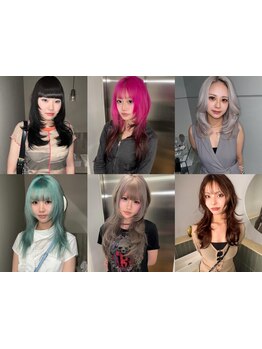 ハイトーンカラー×レイヤーカットでトレンド感のあるhairを提案☆前髪・顔周りのカットで顔立ちすっきり♪