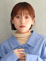 アース 溝の口店(HAIR&MAKE EARTH)&nbsp;切りっぱなしボブ[溝の口/髪質改善/縮毛矯正/白髪ぼかし]