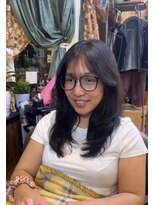 美容室 ブラウン(Brown)&nbsp;癖を活かした艶髪ハッシュカット