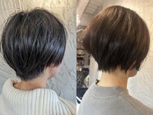 ファブリック FABRICの雰囲気（透明感グレイカラー◎アディクシーカラー◎人気のショートヘア）