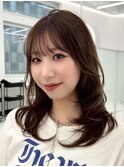 韓国風レイヤーカット髪質改善ダブルカラーハッシュカット