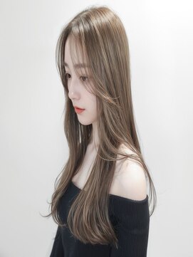 ラックバイエイム(LUCK by eim) 顔まわりに繊細なレイヤーを入れた、柔らか質感のロングスタイル