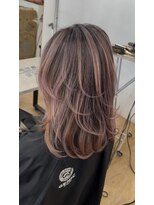 ジェニックバイノギオ(GENIC BY NOGIO)&nbsp;読谷村×赤み消しピンクバレイヤージュ