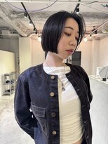 ルーム(Loom.) 切りっぱなしボブ ストレートボブ 顔周りカット