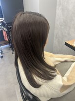 クラン 岡本(Chlan) グレージュカラー ナチュラルワンカール