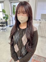 ヘアー アイス カンナ(HAIR ICI Canna)&nbsp;ブリーチなし◎透明感ナチュラルカラー×艶髪ミディ /熊澤