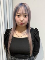 ルッツ(Lutz. hair design)&nbsp;3/11 ピンク ブルー デザインカラー【千代田彩夏】