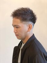 クリック(Click)&nbsp;MEN’S HAIR/ブルーブラック/フェザーパーマ/北九州/小倉