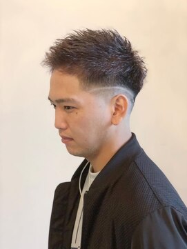 クリック(Click) MEN’S HAIR/ブルーブラック/フェザーパーマ/北九州/小倉
