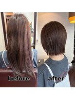 モンド ヘアクリエーション 新栄店(monde hair creation)&nbsp;【monde】before × after × 髪質改善