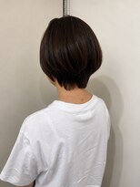 ペスカケイクリエイティブ(PESCA K-CREATIVE)&nbsp;丸みシルエットショート×ナチュラルベージュ