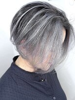ブレイズヘアー(BLAZEhair) 【白髪撃退ならコレ】ホワイトバレイヤージュ×ブリーチ3回