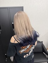 リトバイイースブルー(Lito by Y's BLUE)&nbsp;ホワイトミルクティー×ネイビー
