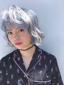 ノラ ヘアーサロン(NORA HAIR SALON) 《NORA》YUMA/マーメイドシルバーアッシュ★koreanhair★