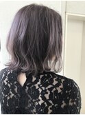 ☆chouchou☆切りっぱなしボブ×透け感ラベンダーアッシュ♪
