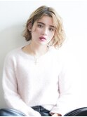 自由が丘KEEP☆ベージュハイライトフェアリーショートボブ