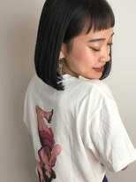 シオン 天神大名(sion) ダークグレー×ボブ