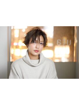 ウタ 【uta 浮田】 マニッシュショート×ネイビーカラー