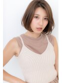 大人かわいいくせ毛風カール小顔大人ボブZ越谷30代40代50代