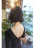 《Utoo e's つくば美容室 》柔らかい質感の抜け感パーマ